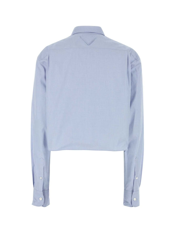 Back Triangle Patch Cotton Shirt