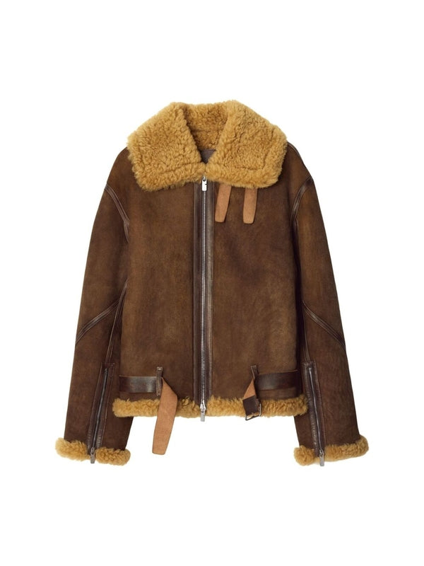 Shearling Leather Jacket