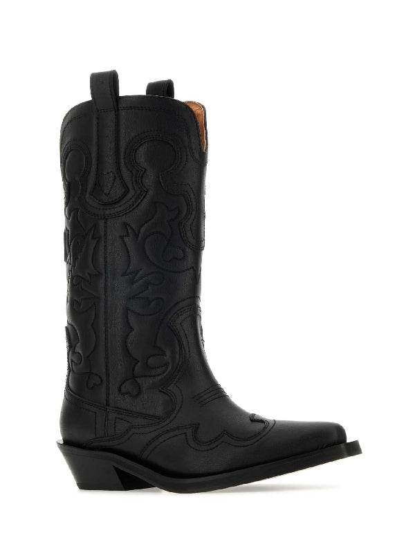 BOOTS S2824 004 Black Middle Boots