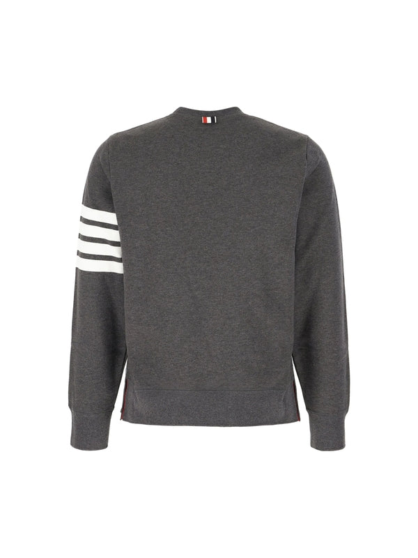 4-Bar Armband Cotton Sweatshirt