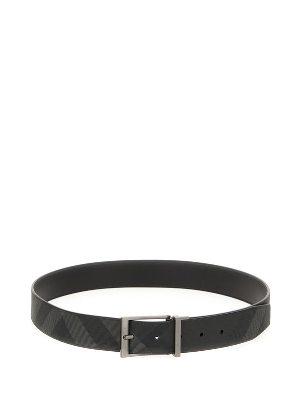 Check Pattern Reversible
  Leather Belt