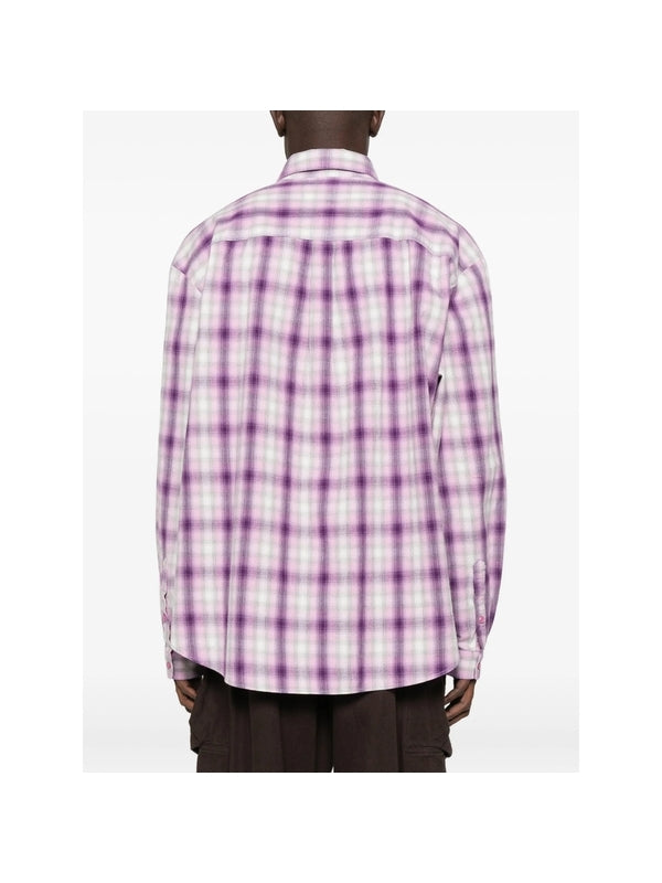 Purple Plaid Overshirt
