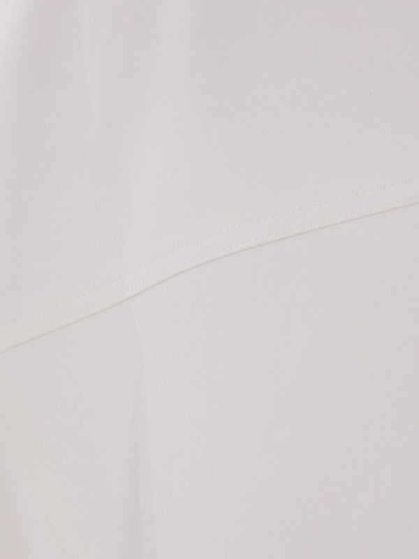 Asymmetric Cotton Blend Skirt