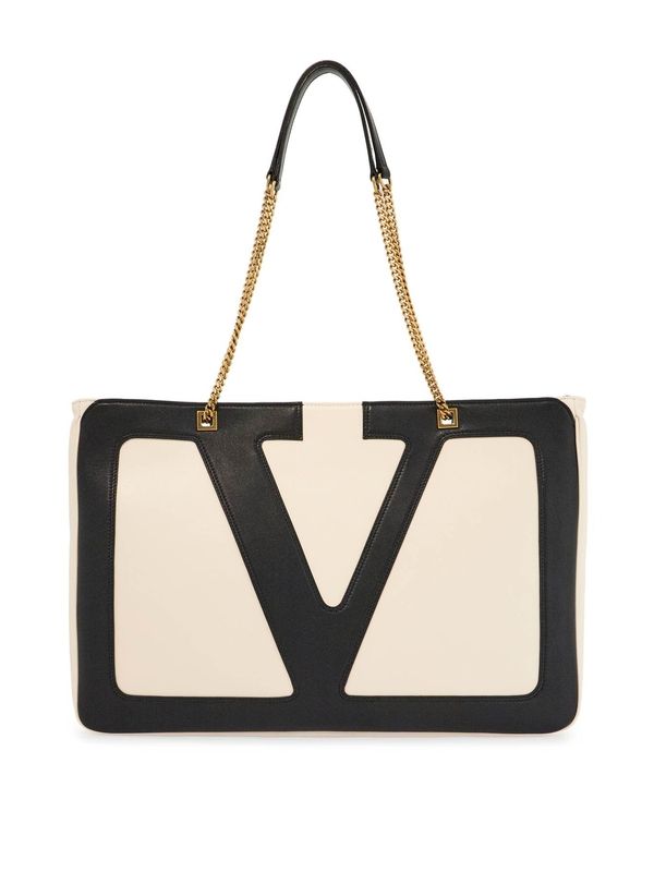 Viva Superstar Chain Leather Tote Bag