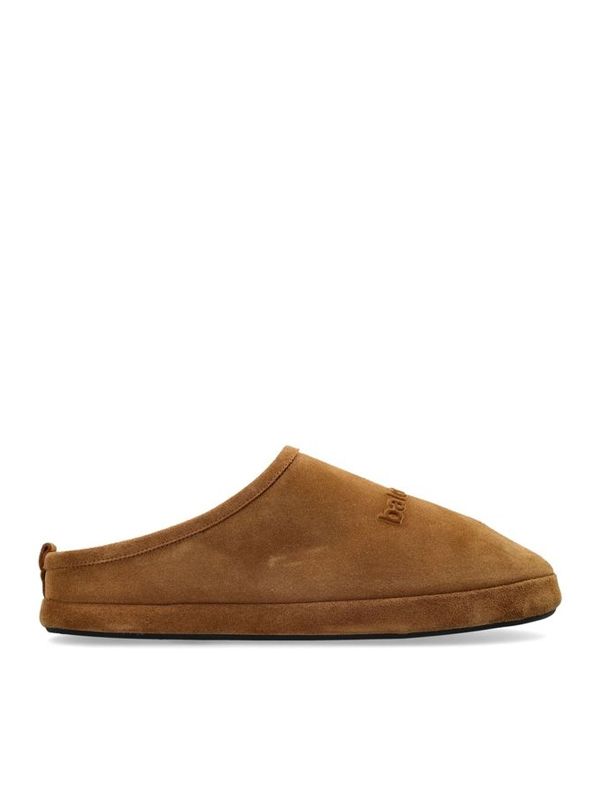 Logo Suede Mules