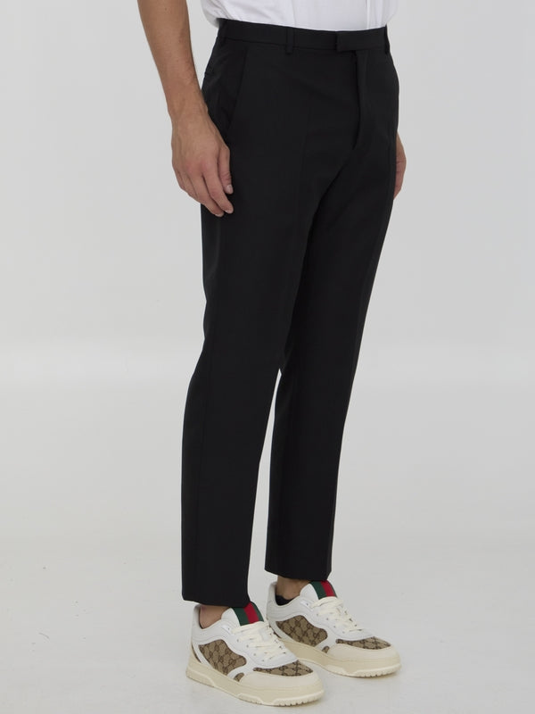 Wool Blend Tailored Pants - Jente