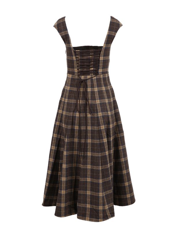 Leila Tartan Check Dress