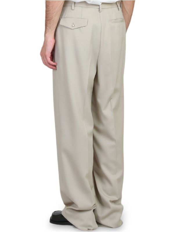 Double Pintuck Wide Trousers