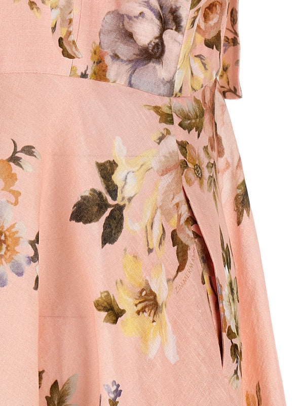 ACACIA Flower
  Pattern Long Dress