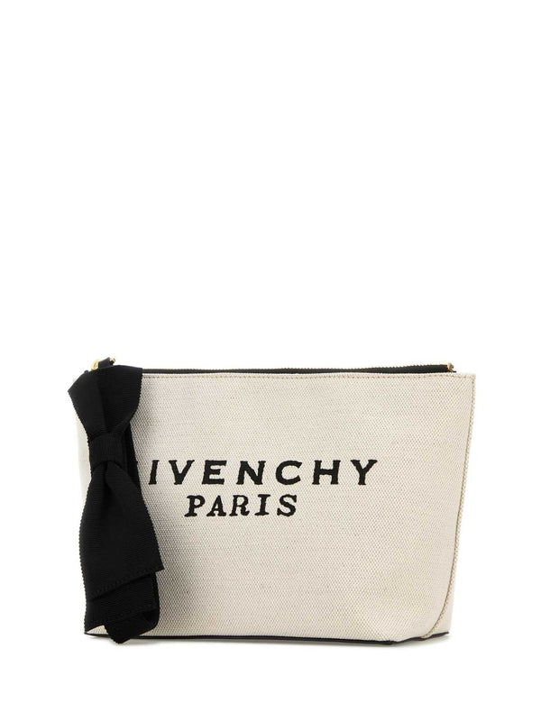 Givenchy White Clutch Bags