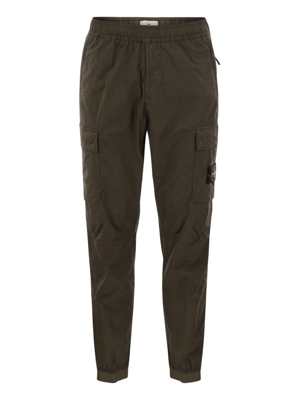 Wappen Patch Drawstring Cargo Pants