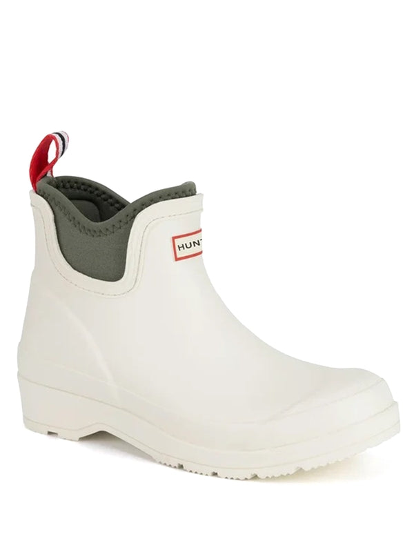 Hunter Beige Ankle Boots