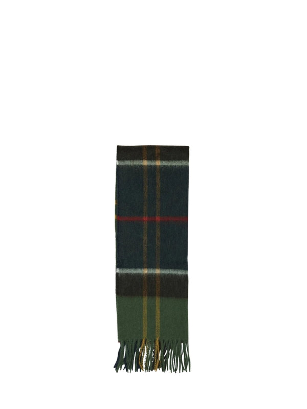 Barbour Red Multicolor Checked Mufflers