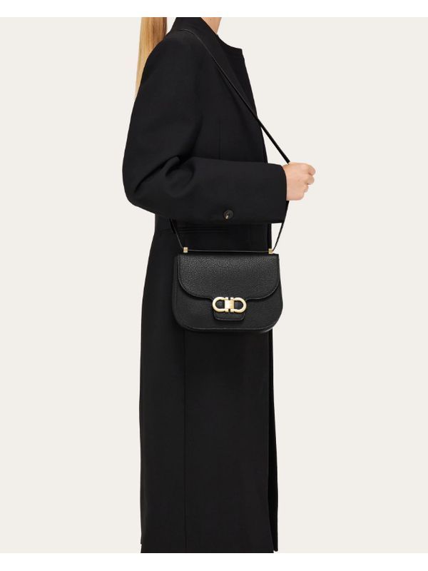 Double Gancini Shoulder Bag