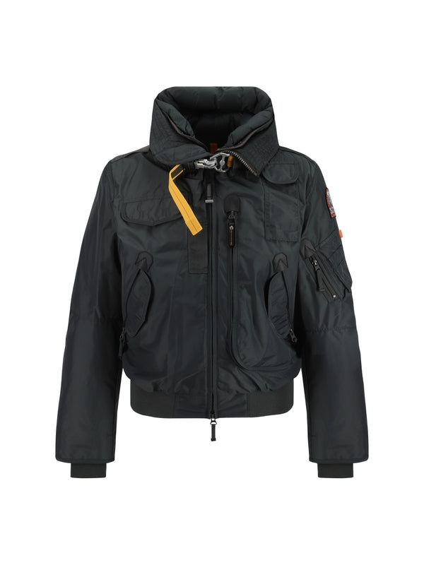 Gobi Logo Patch Bomber Puffer