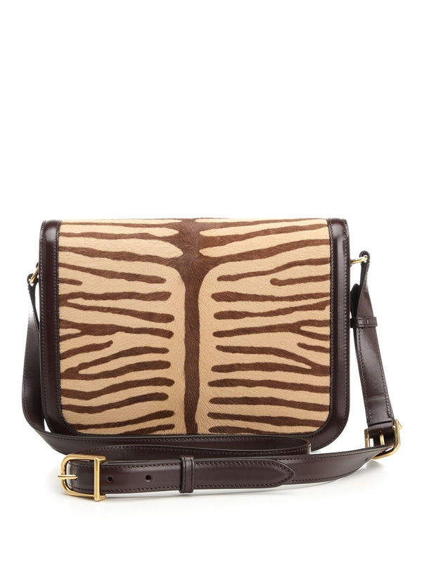 9to5 Animal Printed Leather Shoulder Bag