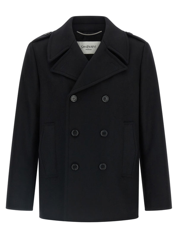 Saint Laurent Black Coats