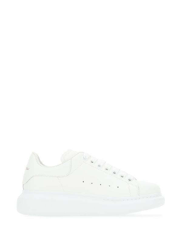 All White Oversole Sneakers