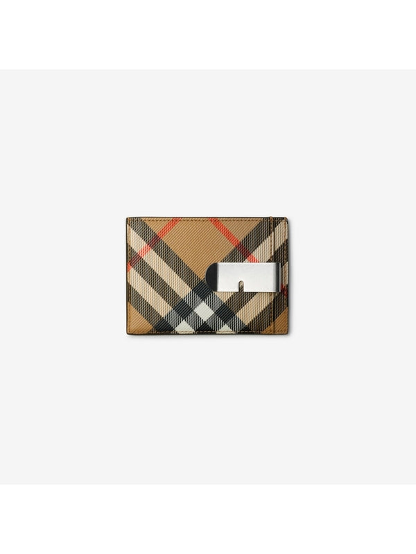 Check Money Clip Card Wallet