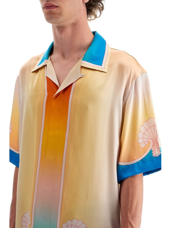 short-sleeved silk shirt Shirts