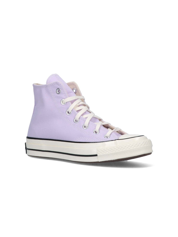 Converse Purple High Top Sneakers