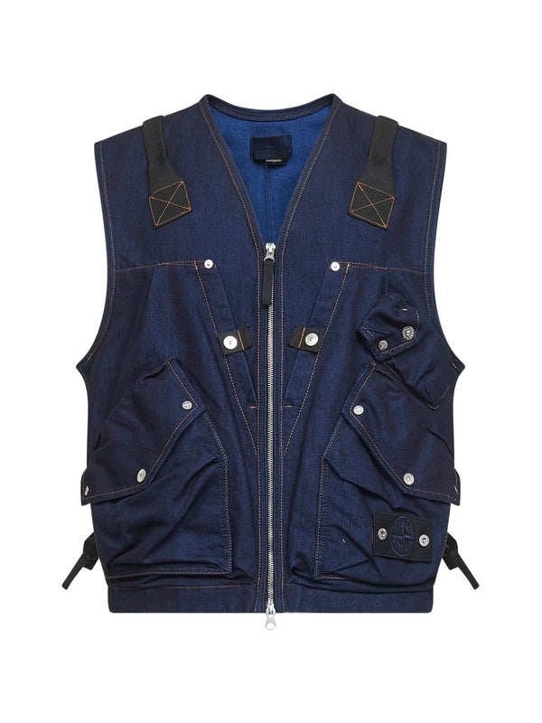 Stone Island Navy Vests