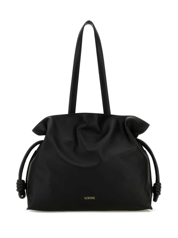 Logo Calfskin Bucket Bag