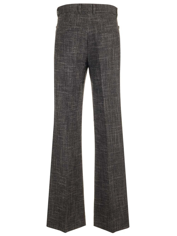 Wool Blend Flare Pants