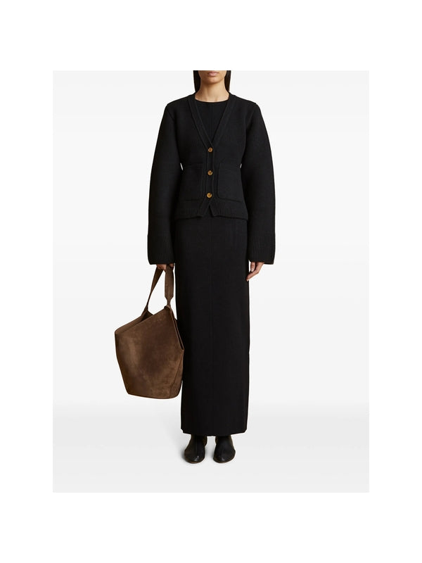 Khaite Black Cardigans