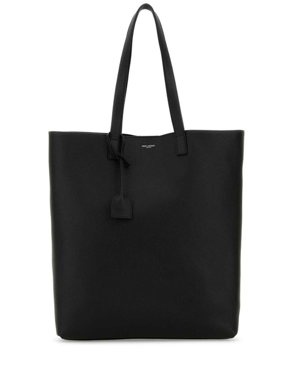 Logo Printing Grain Leather Tote Bag