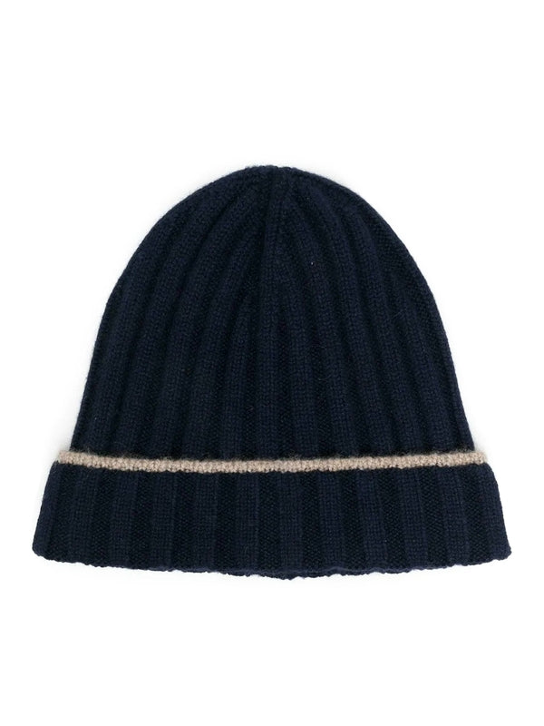 Brunello Cucinelli Navy Beanie