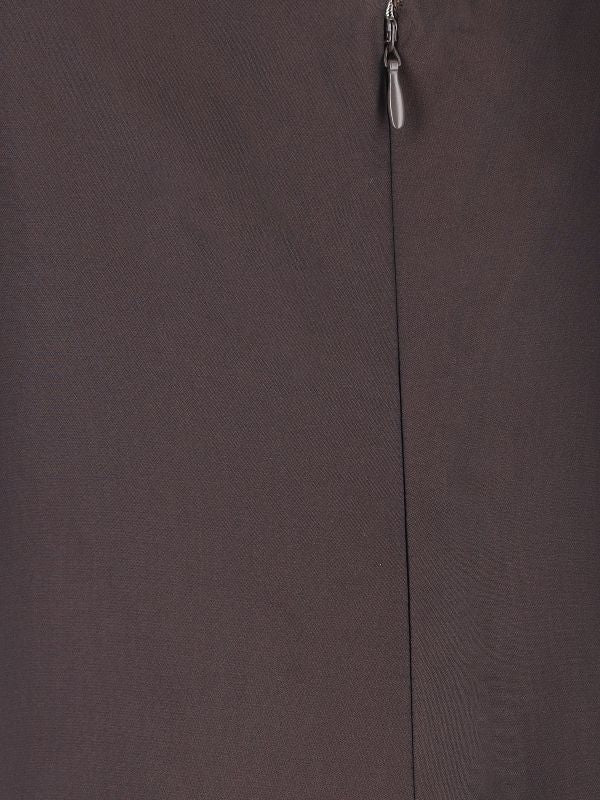 Solid Color Satin Flared Dress Mini Dress