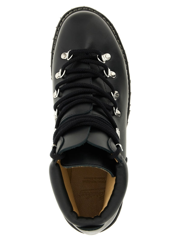 Paraboot Black Lace-Up Boots