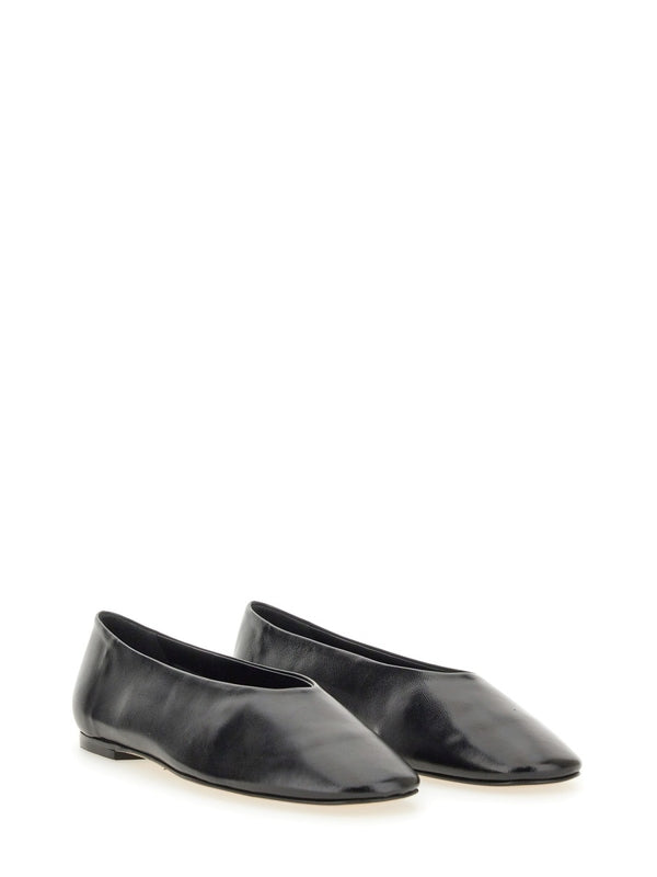Aeyde Black Flat Shoes