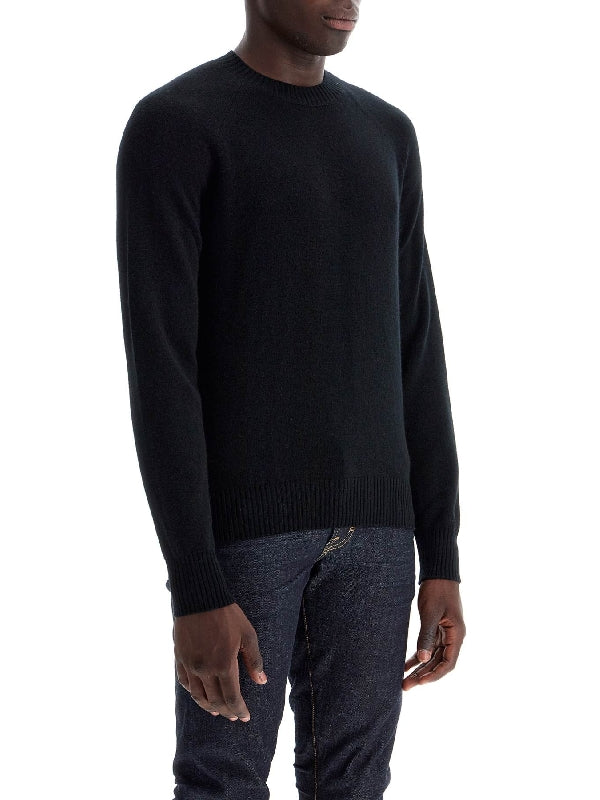 Wool Cashmere Crewneck Knit - Jente