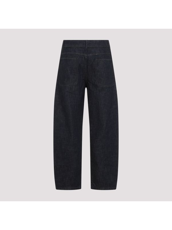 Twist Cotton Denim Pants