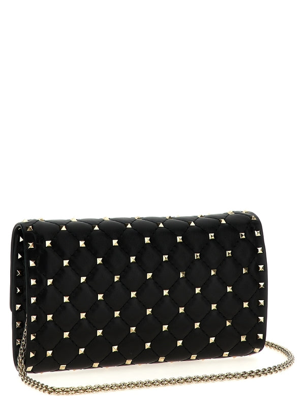 Rockstud Spike
  Leather Shoulder Bag