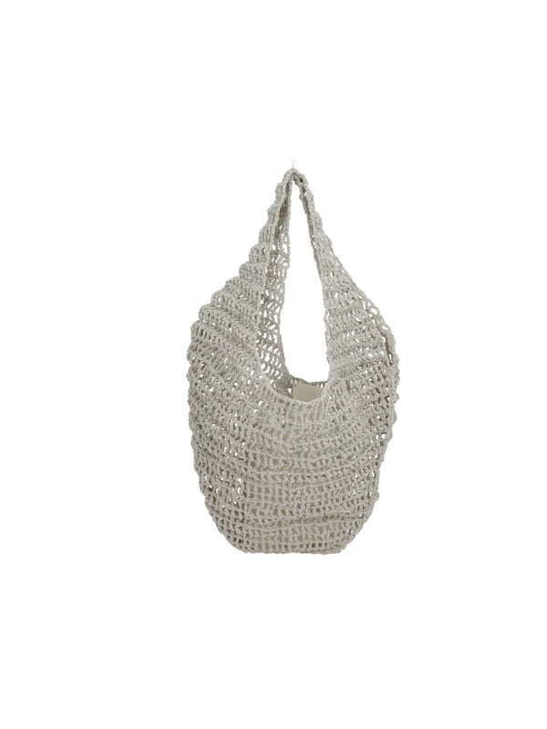 Maeden Beige Tote Bags