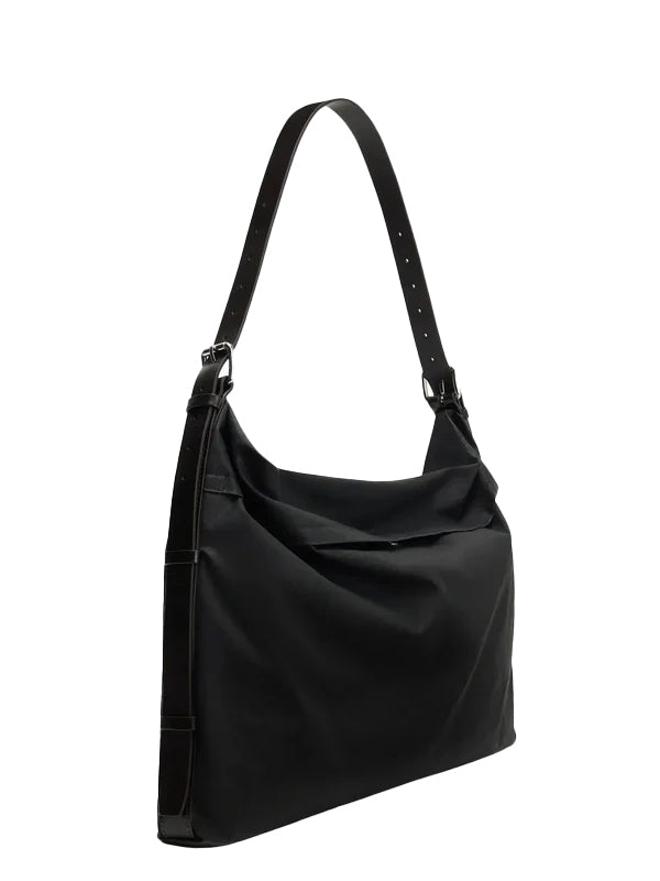 Trench Pocket Medium Black Shoulder Bag