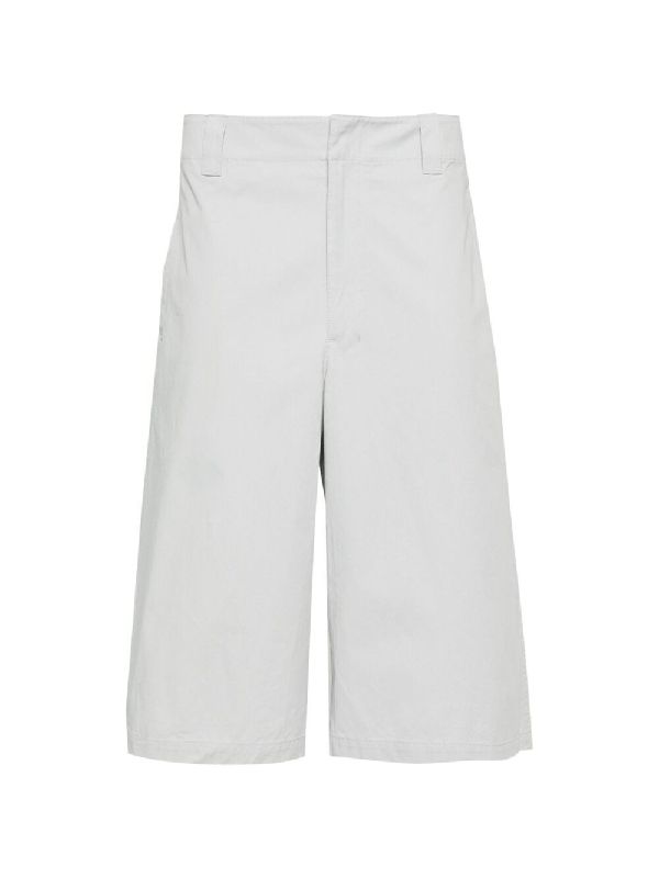 Twill Cotton Bermuda
  Shorts