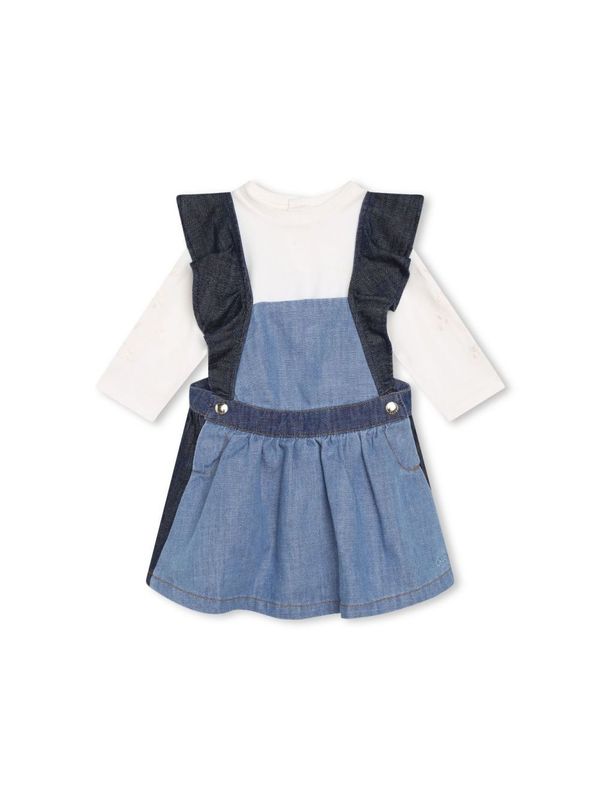 Denim Dress T Shirt Set