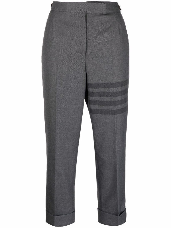 4-Bar Wool Blend Pants