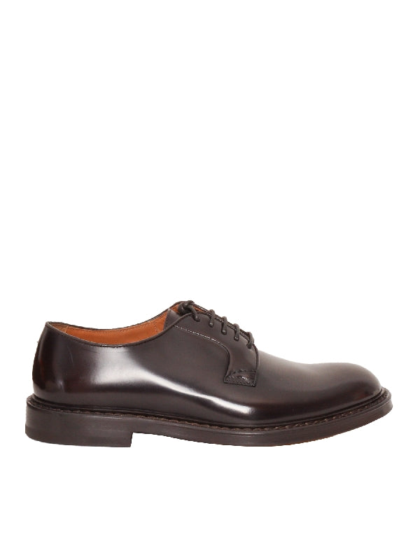 Shiny Leather Derby Shoes