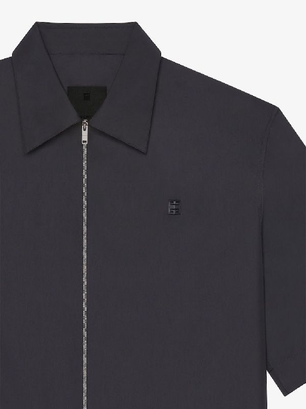 4G Zip-Up Shirt