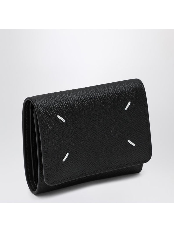 Stitch Grain Leather Wallet