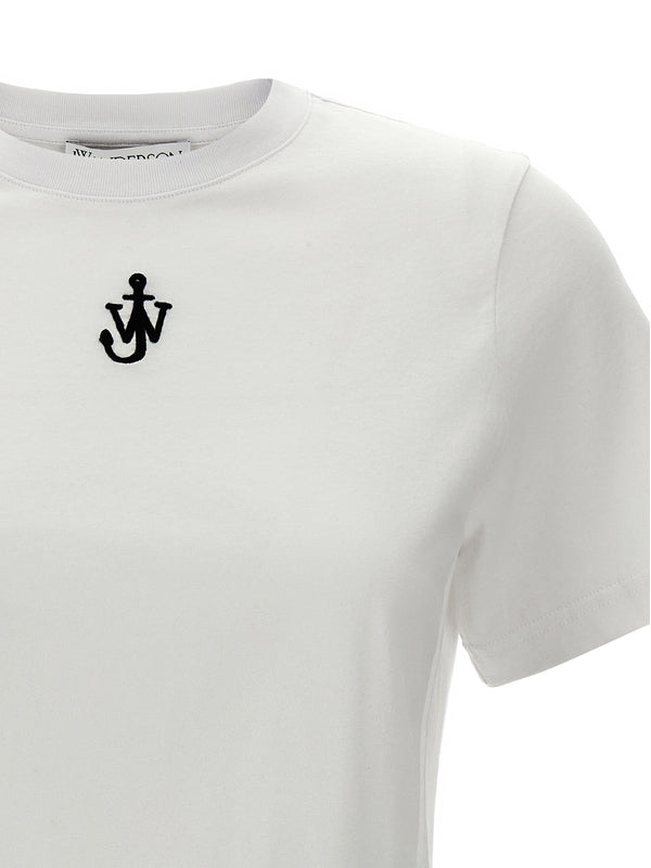 Anchor Logo
  Embroidered Cropped Short Sleeve T-Shirt