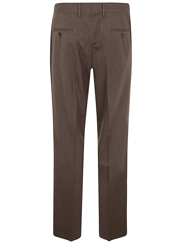 Wool Blend Tailored Pants