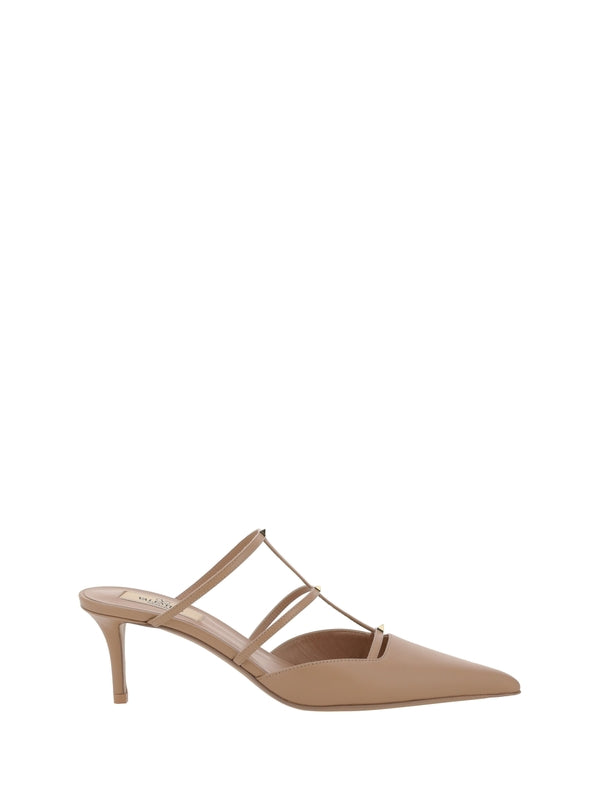 Wispy Rockstud Sandal Heel