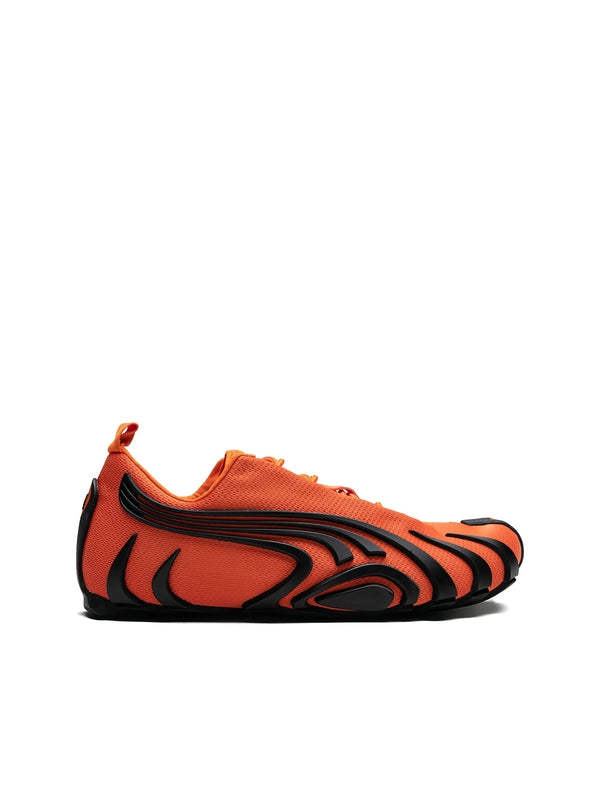 Puma Orange Low Top Sneakers