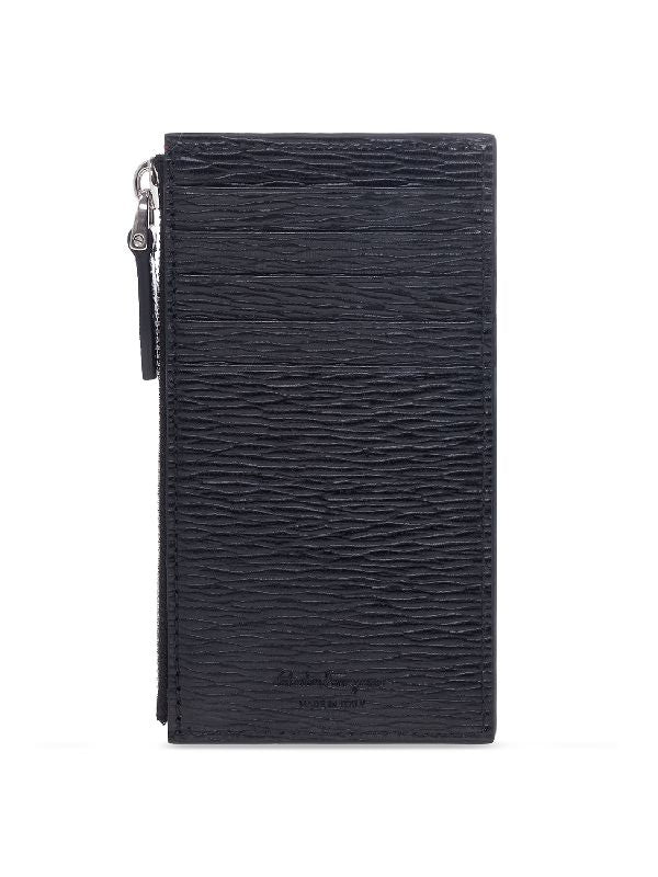 Gancini
  Decoration Leather Zipper Cardholder